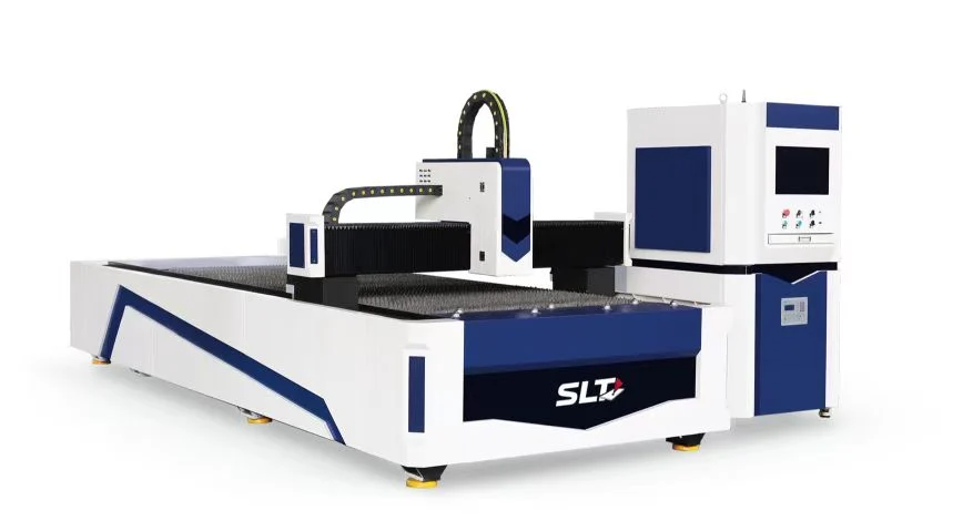 Mesin fiber laser SLT dengan meja terbuka